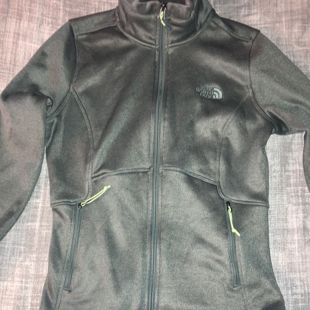 Green Northface fleece